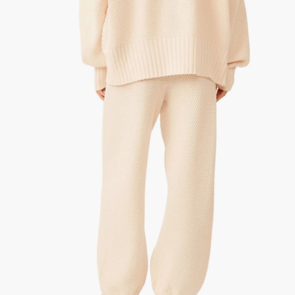Never worn! Free People Cotton Knit Cardigan and Pants Set - Size M - Picture 11 of 12